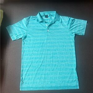Men's Casual Button-Down Polo Shirt - Teal